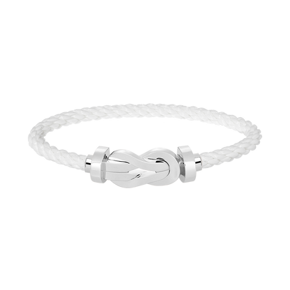 [Glimmer]CHANCE LARGE 8 FIGURE BUCKLE NO DIAMOND BRACELET SILVER