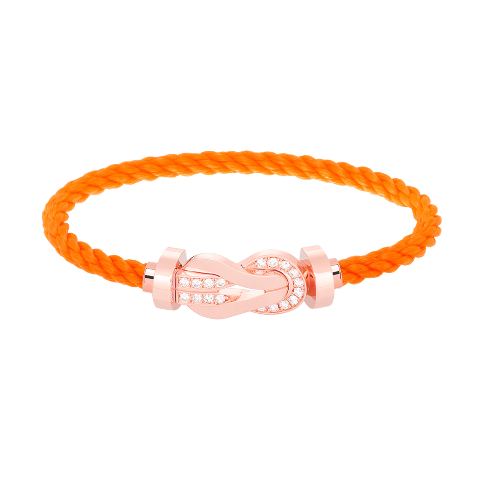[Glimmer]CHANCE LARGE 8 FIGURE BUCKLE HALF DIAMOND BRACELET Glimmer GOLD