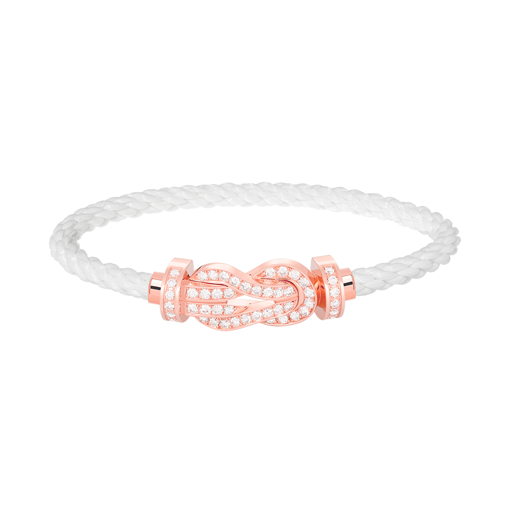 [Glimmer]CHANCE LARGE 8 FIGURE BUCKLE FULL DIAMOND BRACELET Glimmer GOLD