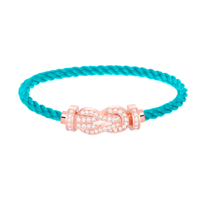 [Glimmer]CHANCE LARGE 8 FIGURE BUCKLE FULL DIAMOND BRACELET Glimmer GOLD