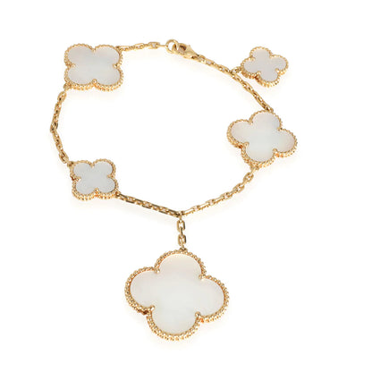 [Glimmer]MAGIC CLOVER MOP GOLD BRACELET 5 MOTIFS