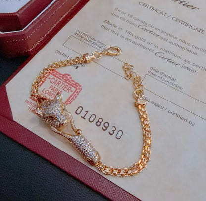 [Glimmer Jewelry] PANTHERE  BRACELET DIAMONDS