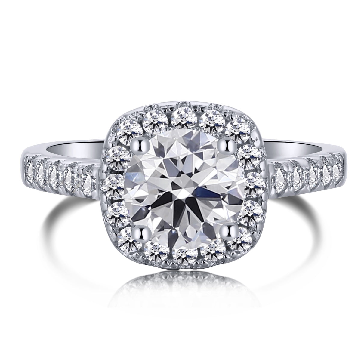 [Glimmer Jewelry]Dazzling Resplendent Round Cut Wedding Ring