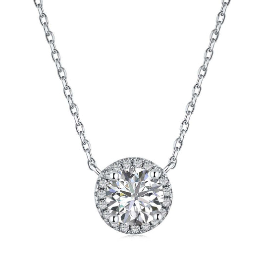 [Glimmer Jewelry]Luxurious Round Cut Necklace