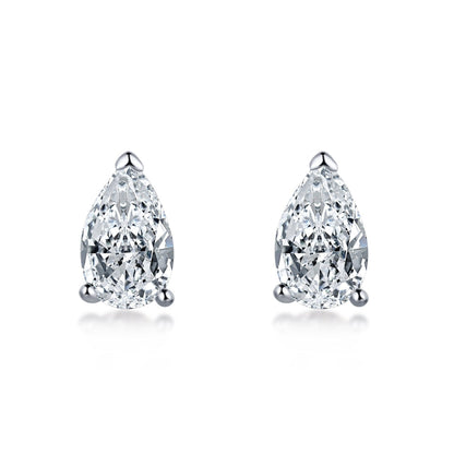 [Glimmer Jewelry]Ornate Water Drop Shape Earrings