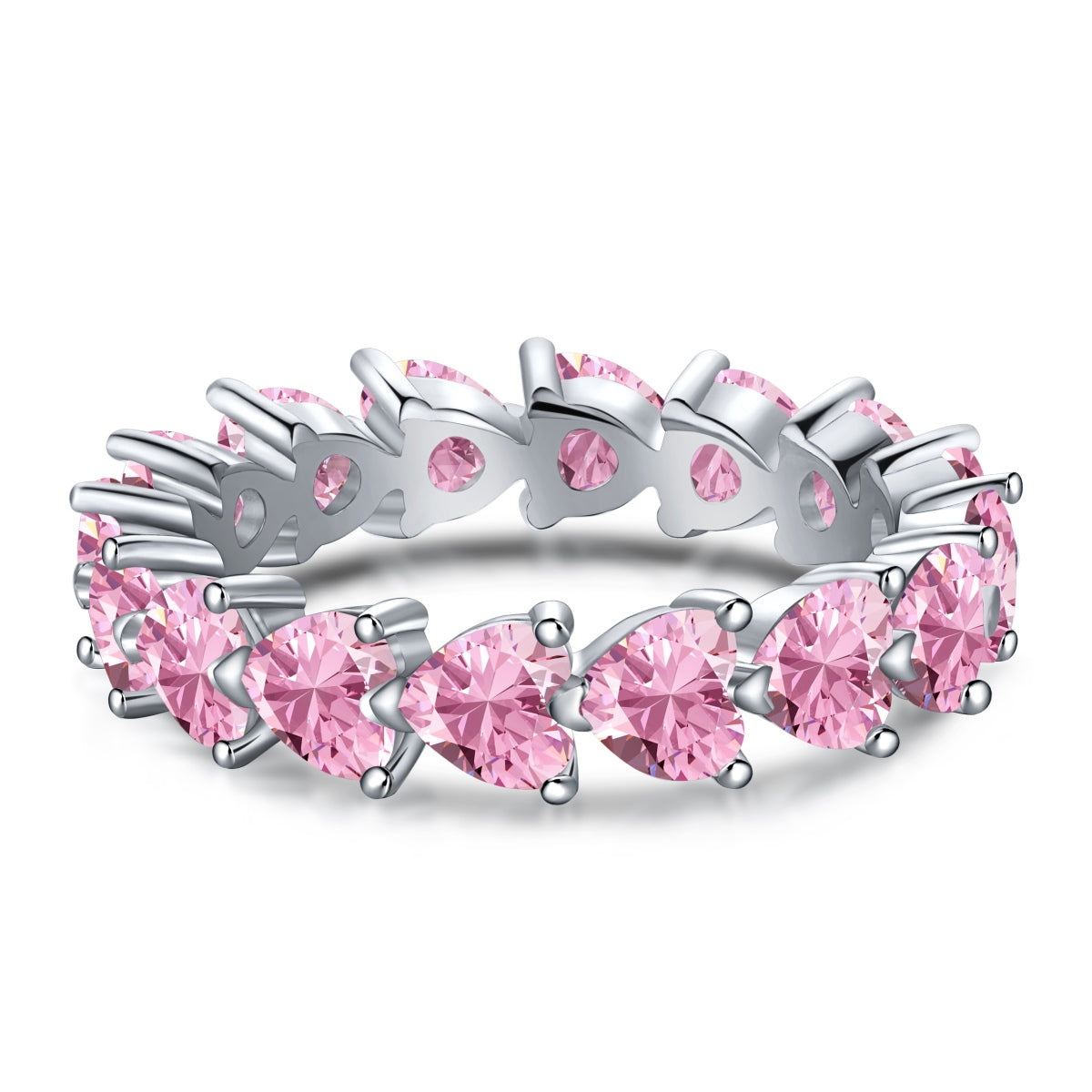 [Glimmer Jewelry]0.25 Carat Radiant Romance Heart Cut Lover Ring