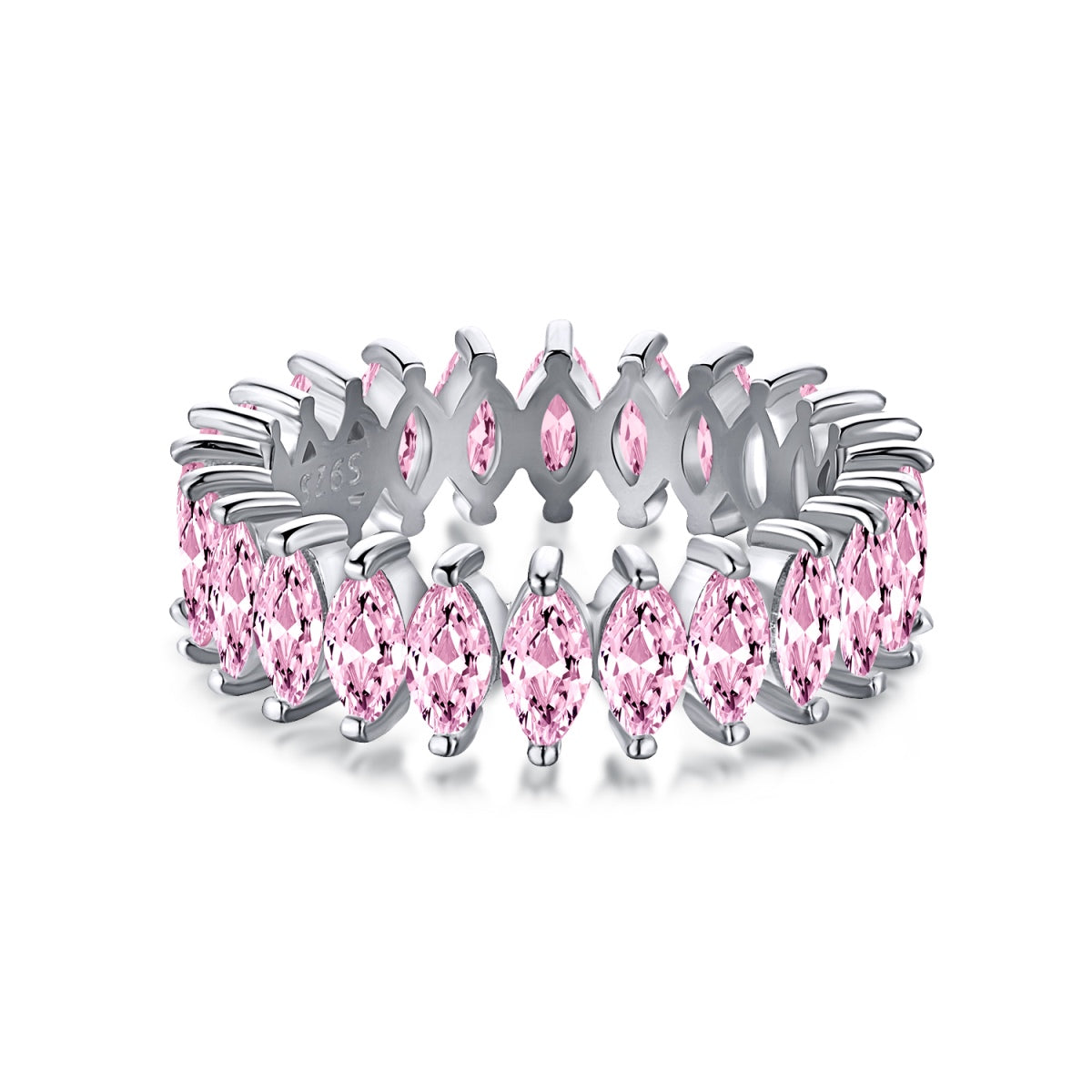 [Glimmer Jewelry]Gorgeous Marquise Cut Tennis Ring