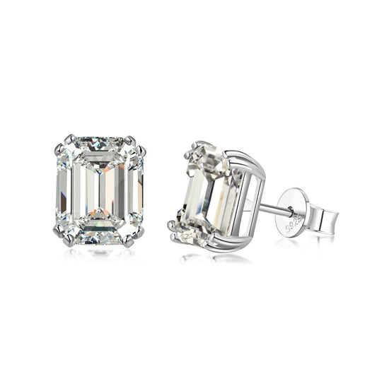 [Glimmer Jewelry]Dazzling Square Shape Earrings