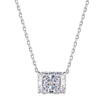 [Glimmer Jewelry]豪華なスクエアシェイプのカラフルネックレス