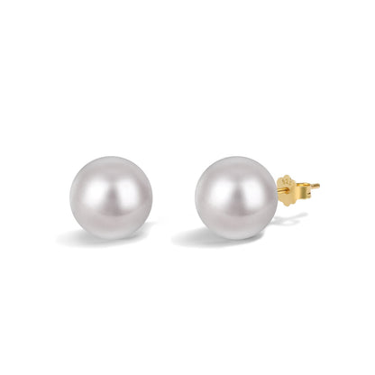 [Glimmer Jewelry]Delicate Pearl Earrings