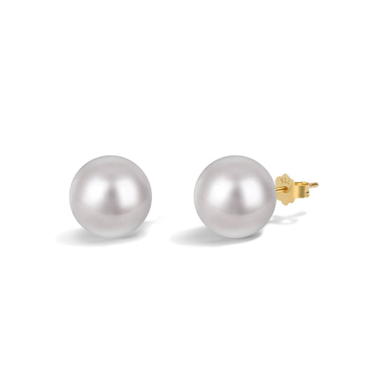 [Glimmer Jewelry]Delicate Pearl Earrings