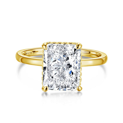 [Glimmer Jewelry]4.0 Carat Ornate Enchanting Radiand Cut Banquet Ring