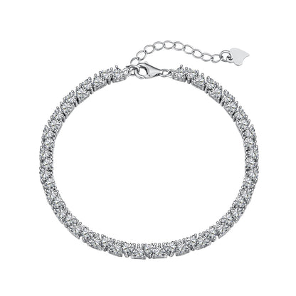 [Glimmer Jewelry]Dazzling Romantic Heart Shape Lover Bracelet