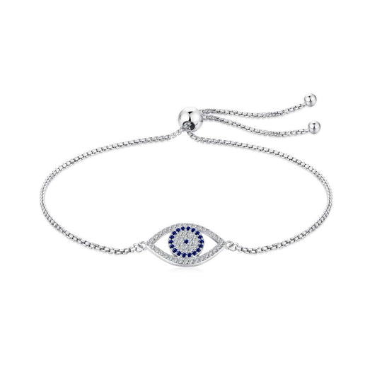[Glimmer Jewelry]Dazzling Eye Shape Necklace