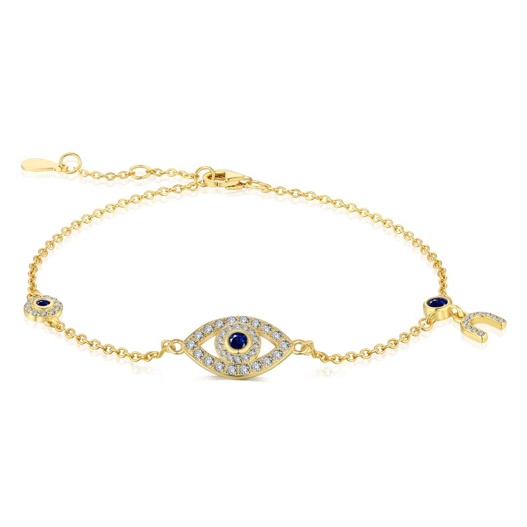 [Glimmer Jewelry]華奢な目玉形ネックレス