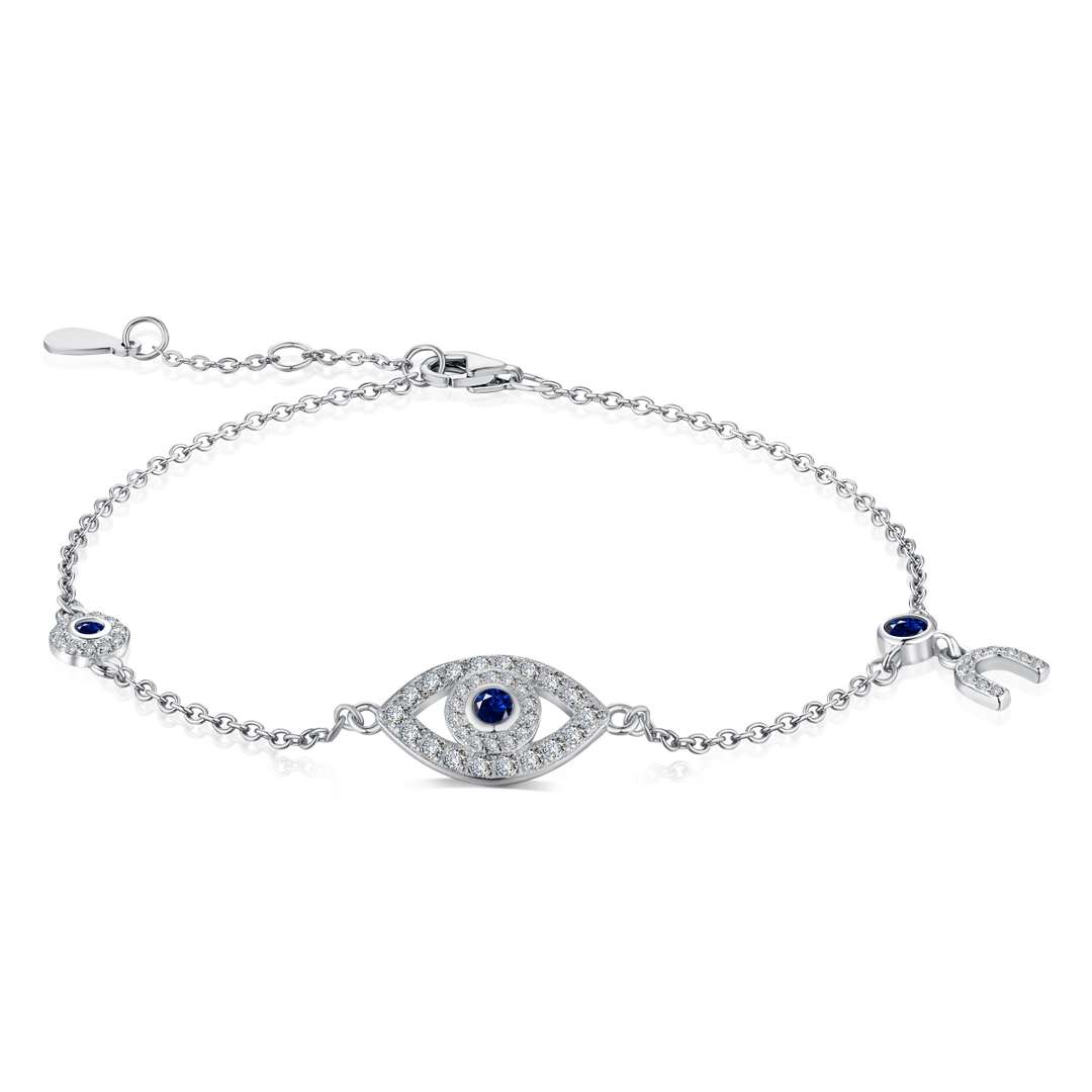 [Glimmer Jewelry]華奢な目玉形ネックレス