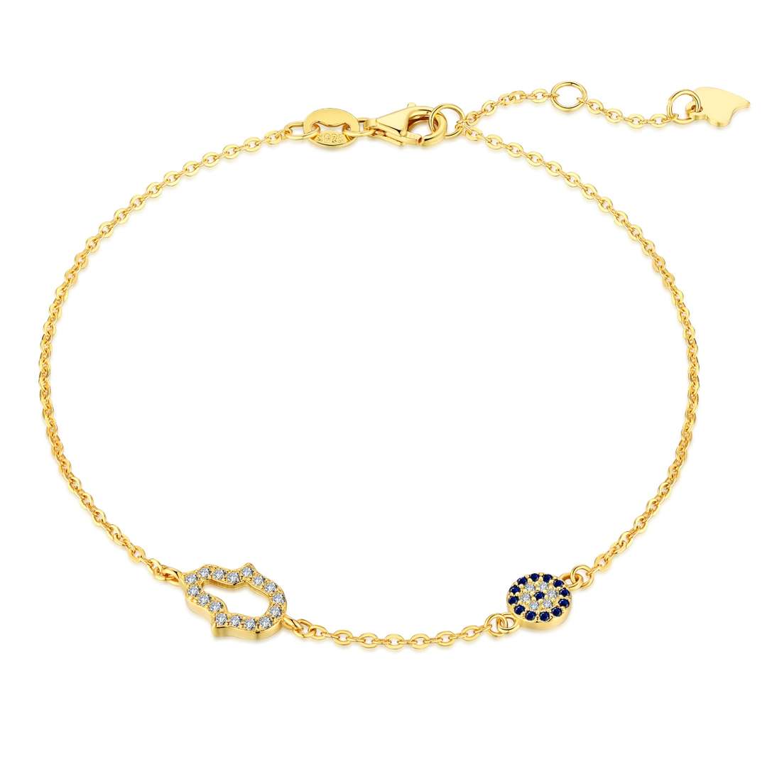 [Glimmer Jewelry]Gost Shape & Round Shape Necklace
