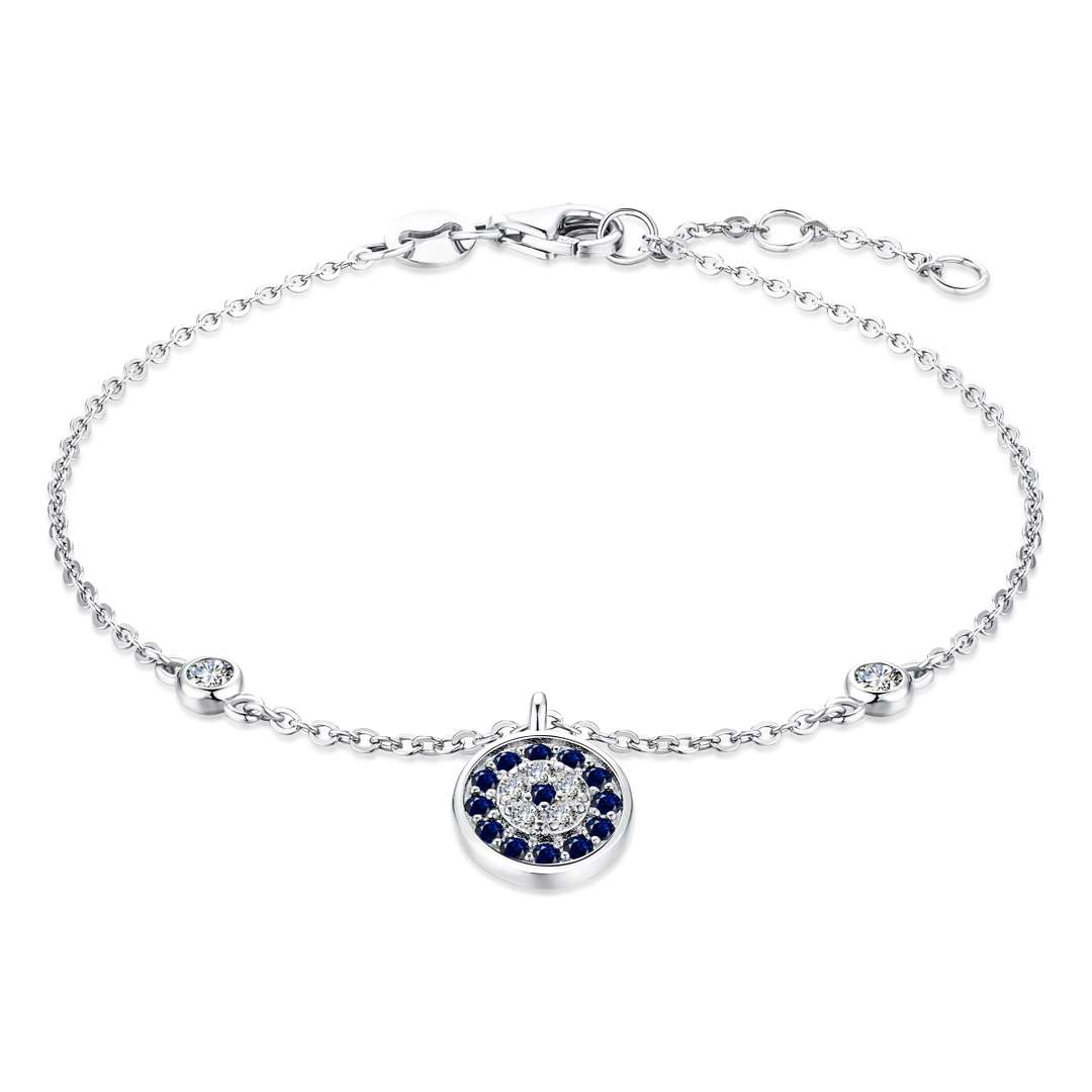 [Glimmer Jewelry]Devil's Eye Round Shape Bracelet