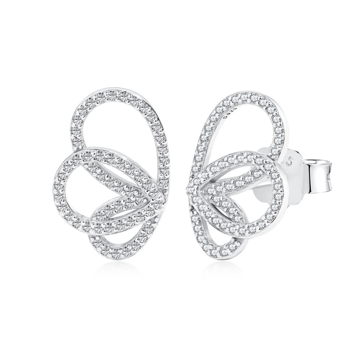 [Glimmer Jewelry]Exquisite Butterfly Shape Earrings