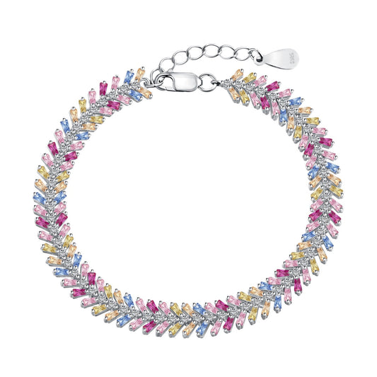 [Glimmer Jewelry]Dainty Radiant Emerald Cut Daily Bracelet