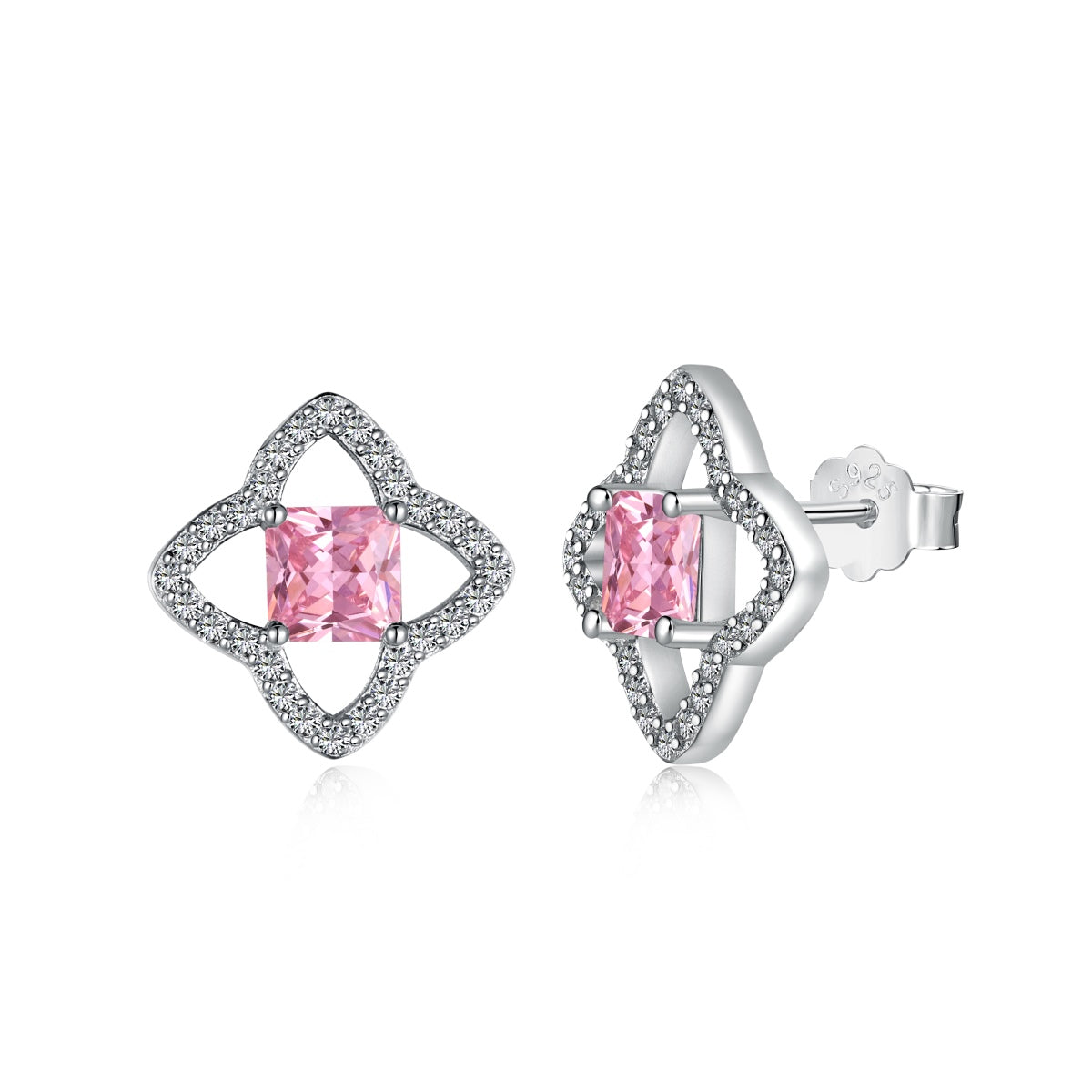 [Glimmer Jewelry]Elegant Star Shape Princess Cut Daily Earrings