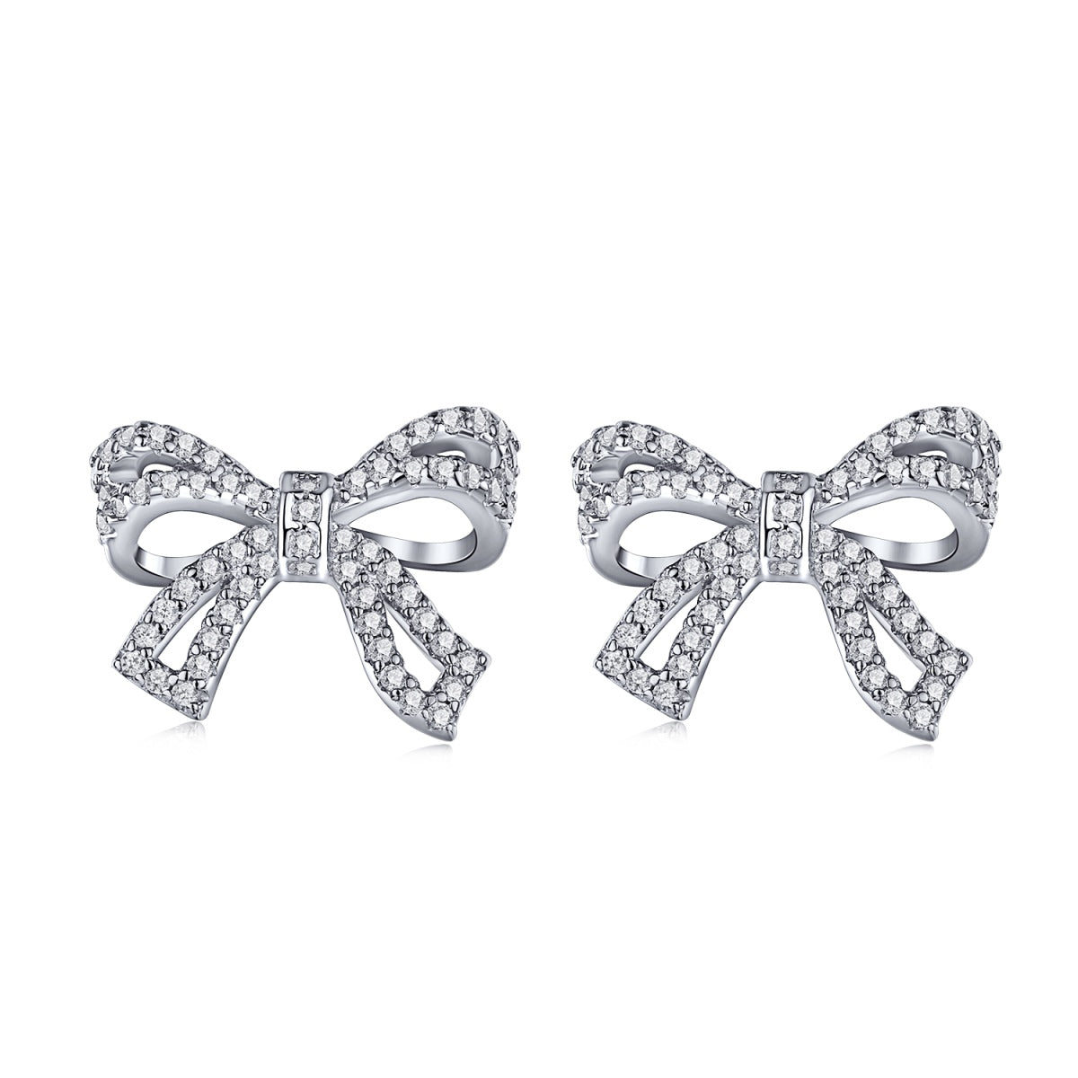 [Glimmer Jewelry]Dainty Bow Shape Earrings
