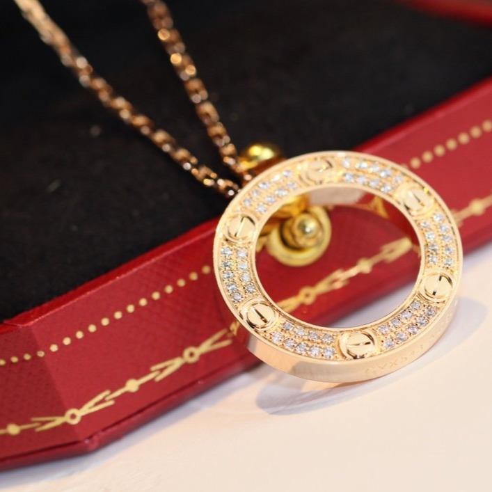 [Glimmer]LOVE NECKLACE ADJUSTABLE Glimmer GOLD