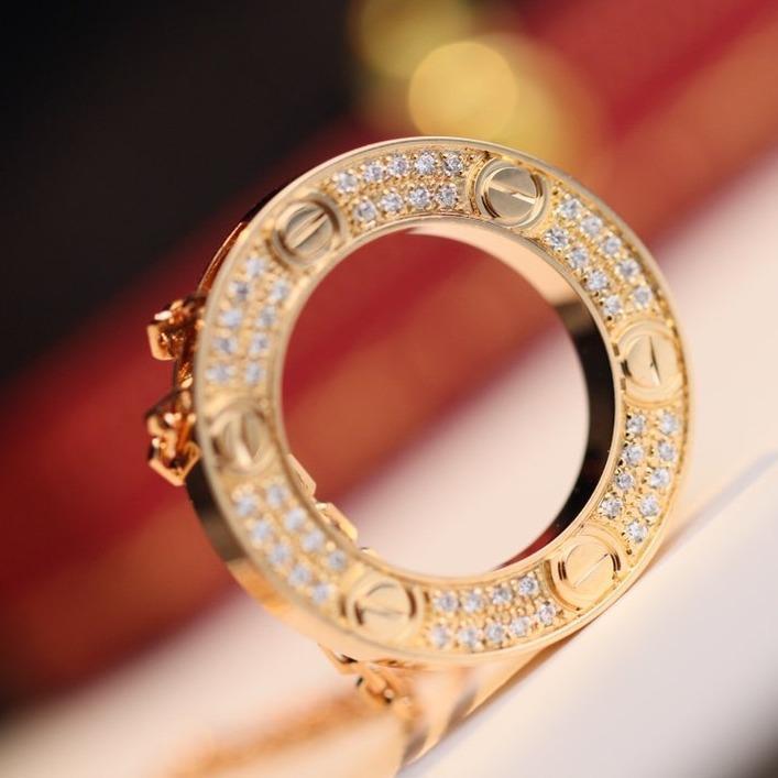 [Glimmer]LOVE NECKLACE ADJUSTABLE Glimmer GOLD