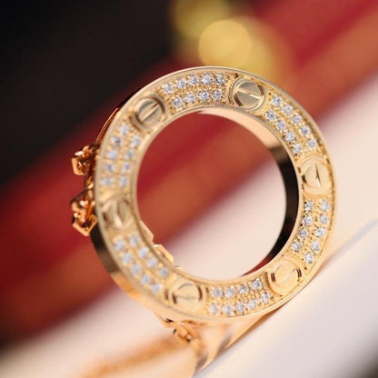 [Glimmer]LOVE NECKLACE ADJUSTABLE Glimmer GOLD