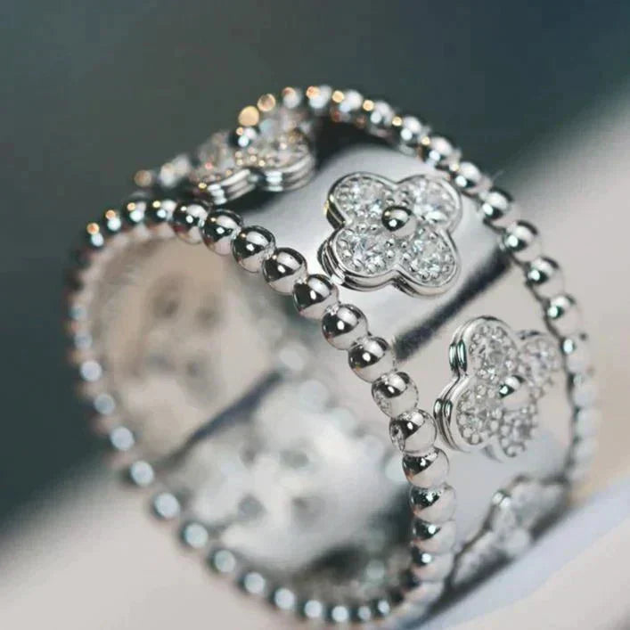 [Glimmer]CLOVER KALEIDOSCOPE RING 10MM