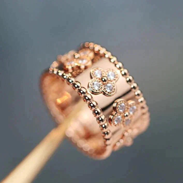 [Glimmer]CLOVER KALEIDOSCOPE RING 10MM