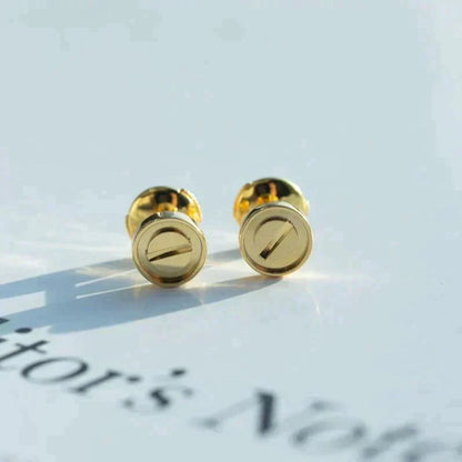 [Glimmer]LOVE EARRINGS GOLD 10MM