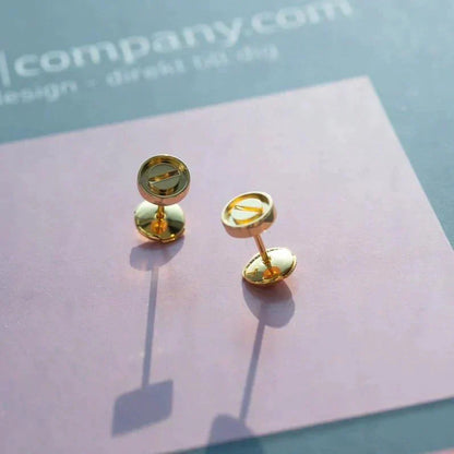 [Glimmer]LOVE EARRINGS GOLD 10MM