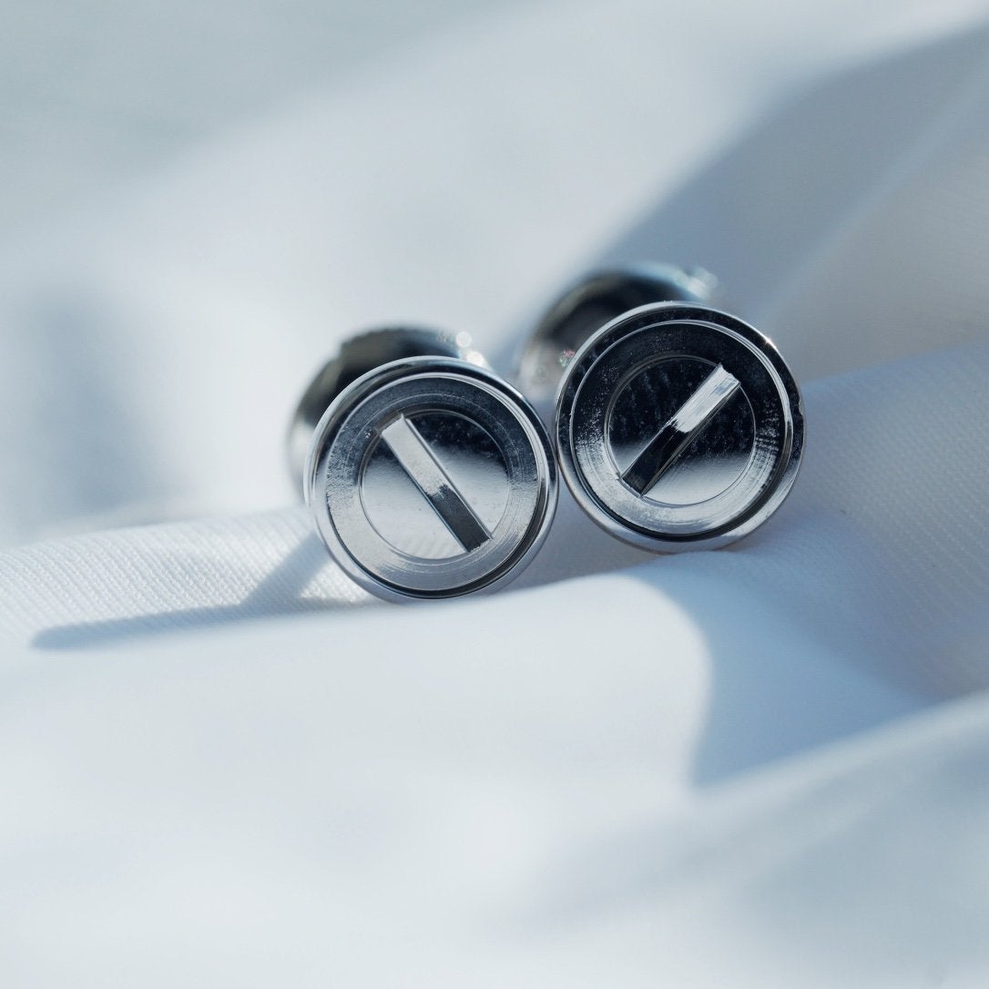 [Glimmer]LOVE EARRINGS SILVER 10MM