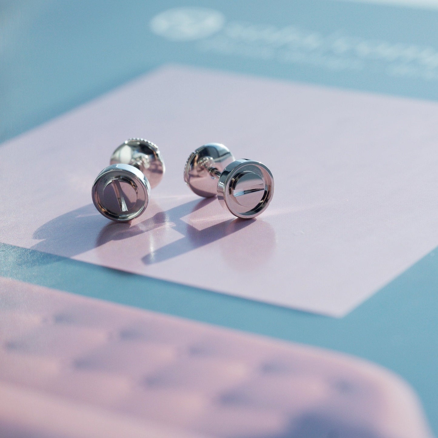 [Glimmer]LOVE EARRINGS SILVER 10MM