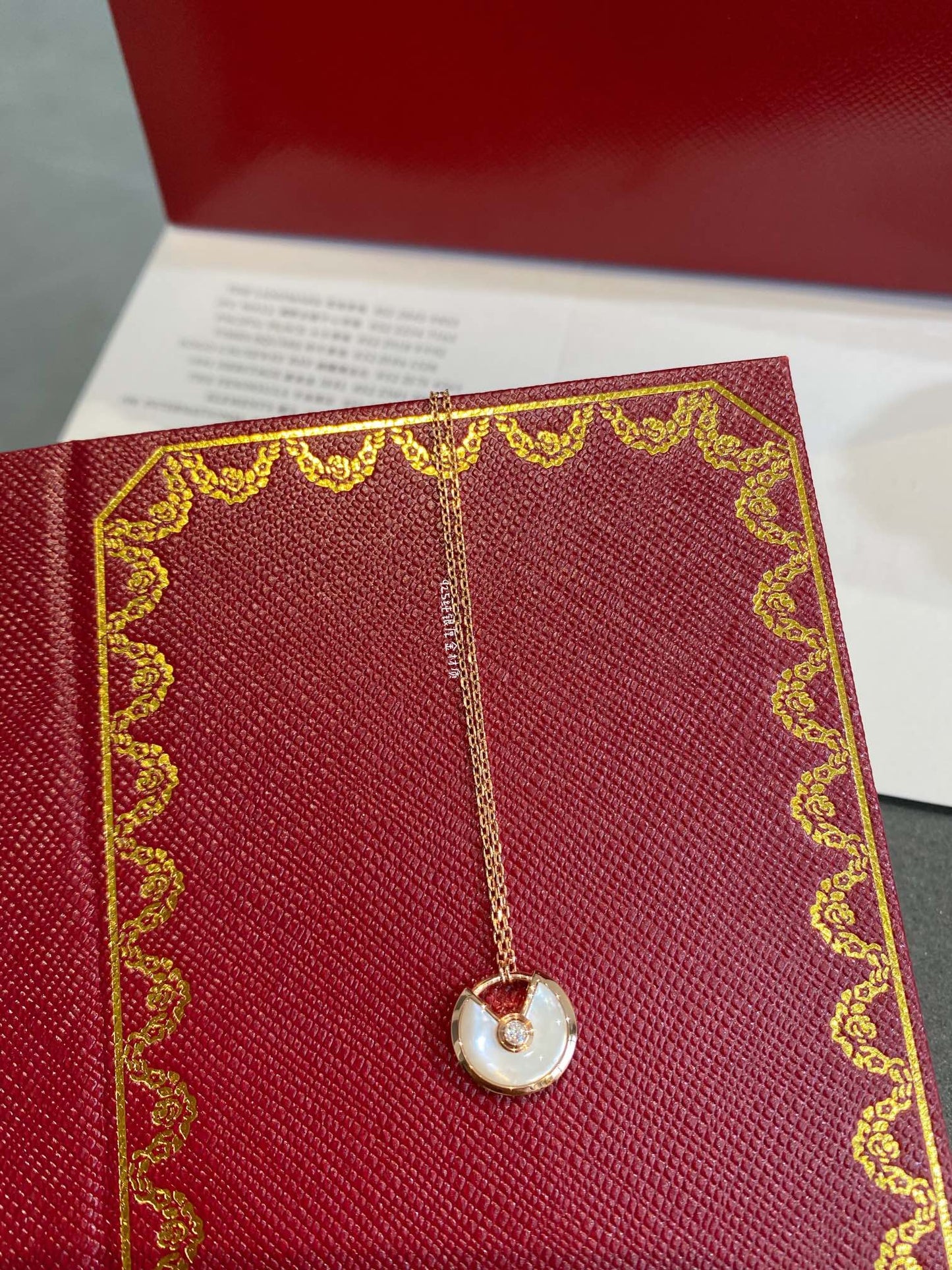[Glimmer]AMULETTE Glimmer GOLD MOP NECKLACE