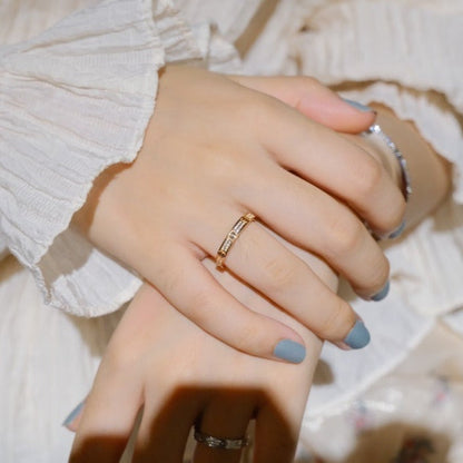 [Glimmer]LOVE RING 2.65MM DIAMOND