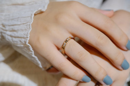 [Glimmer]LOVE RING 2.65MM DIAMOND