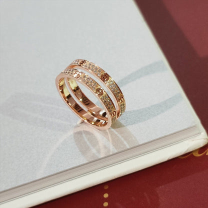 [Glimmer]LOVE RING 2.65MM DIAMOND