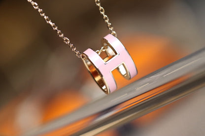 [Glimmer]POP H PEDANT PINK GOLD