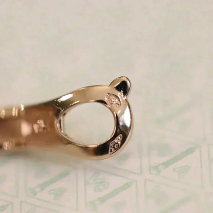 [Glimmer]CLOVER MEDIUM 1 MOTIFS FUll DIAMOND EARRINGS