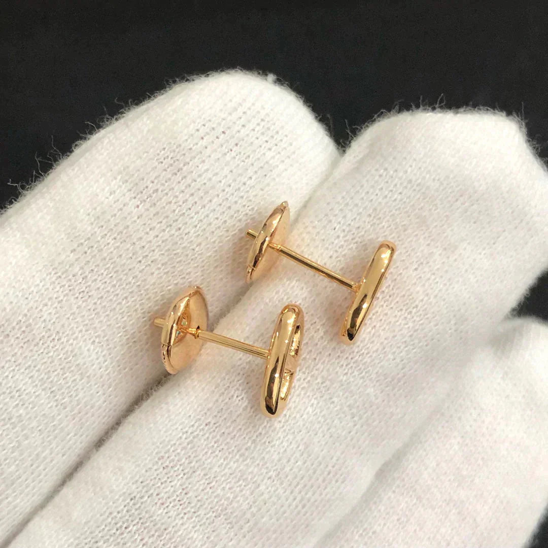 [Glimmer]CHAINE SMALL EARRINGS GOLD AND SILVER