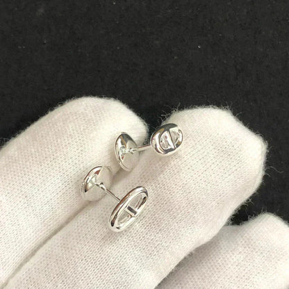 [Glimmer]CHAINE SMALL EARRINGS GOLD AND SILVER