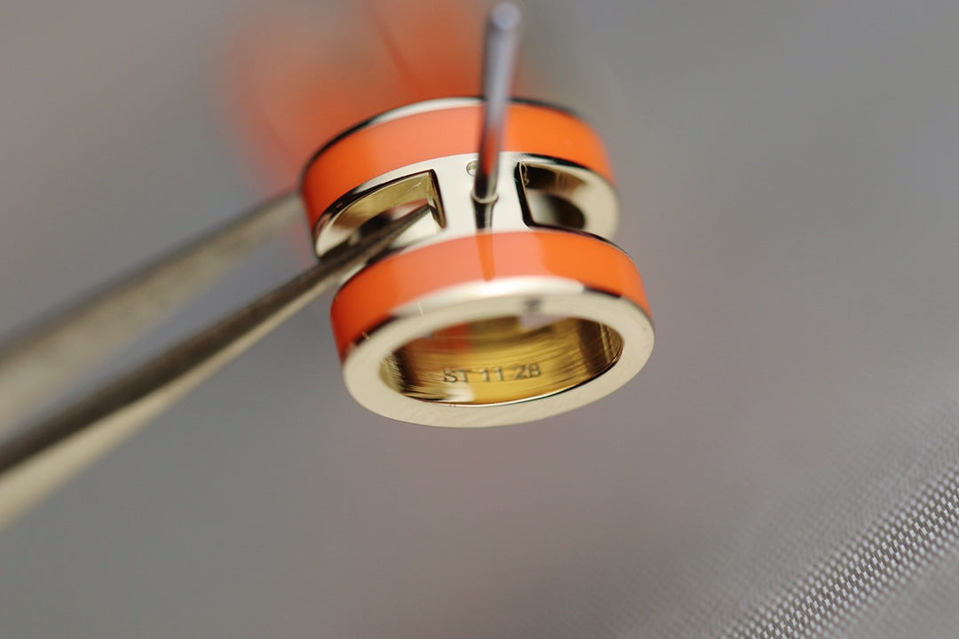 [Glimmer]MINI POP H EARRINGS ORANGE