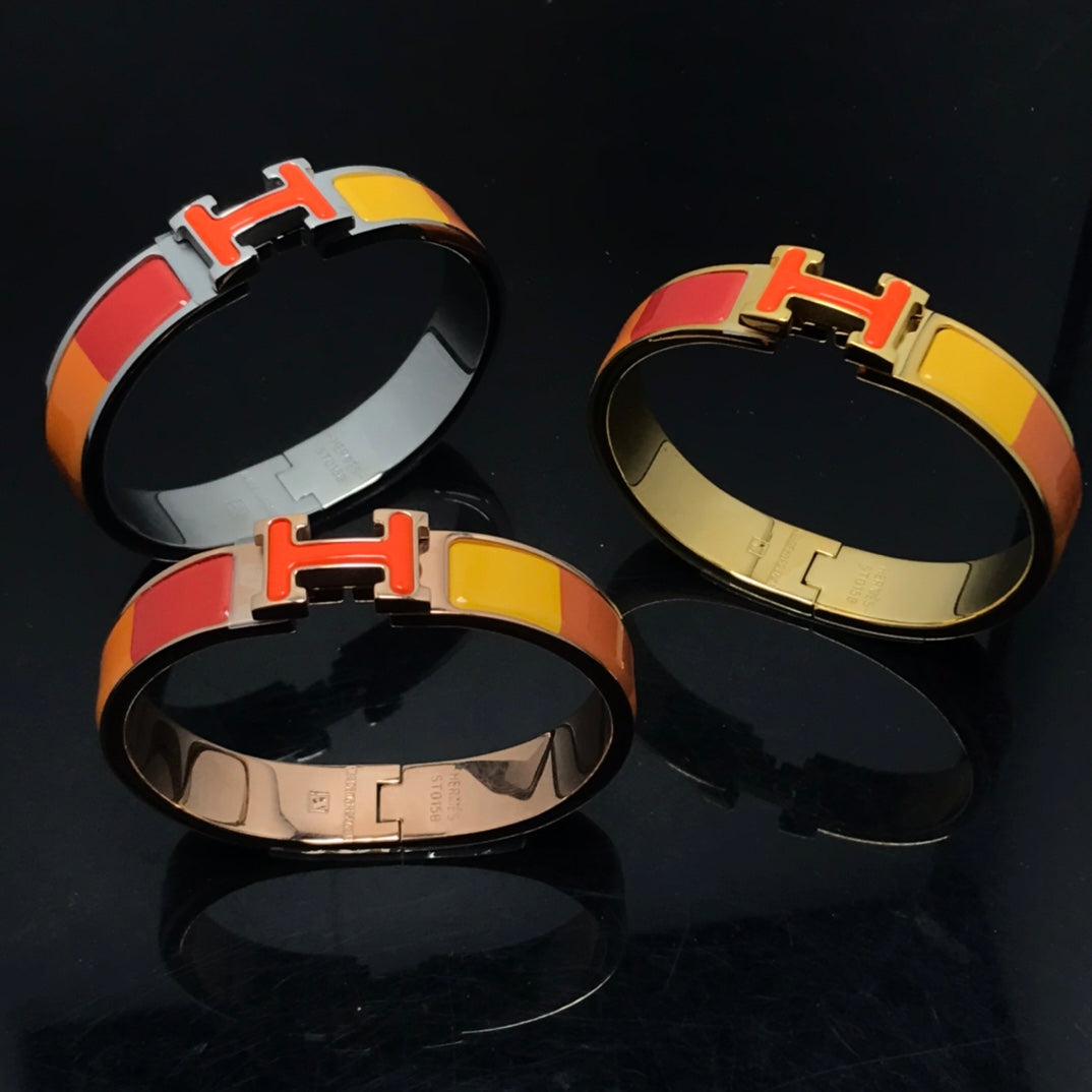 [Glimmer]H BRACELET ORANGE RAINBOW CERAMIC