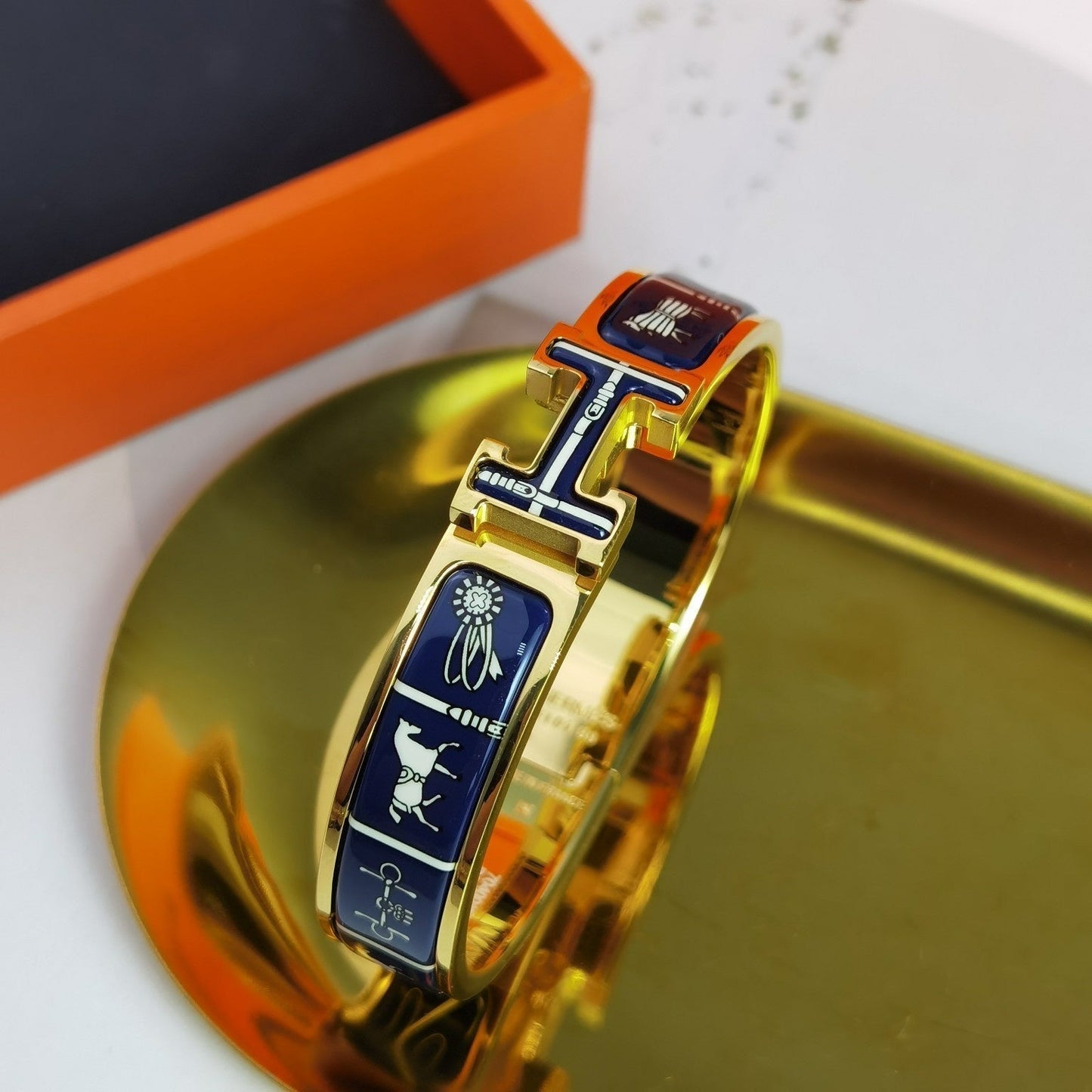 [Glimmer]H COUVERTURES DARK BLUE BRACELET