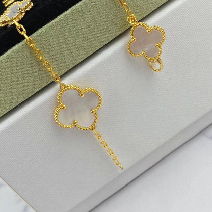 [Glimmer]MAGIC CLOVER MOP GOLD BRACELET 5 MOTIFS