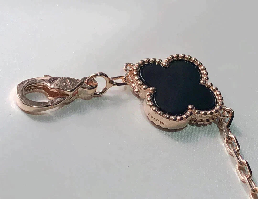 [Glimmer]CLOVER 5 MOTIFS MULTICOLOR BRACELET