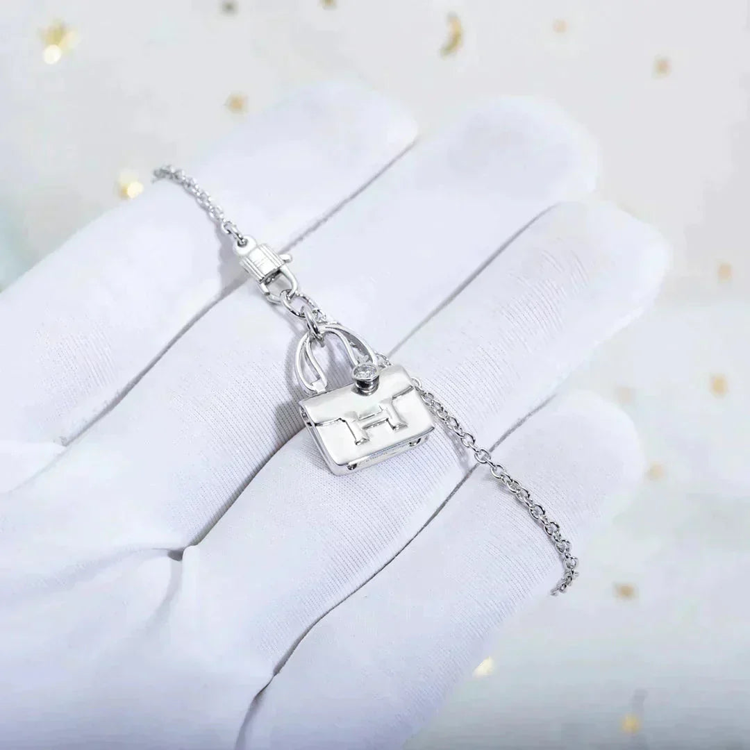 [Glimmer]AMULETTE PEDANT SILVER NECKLACE