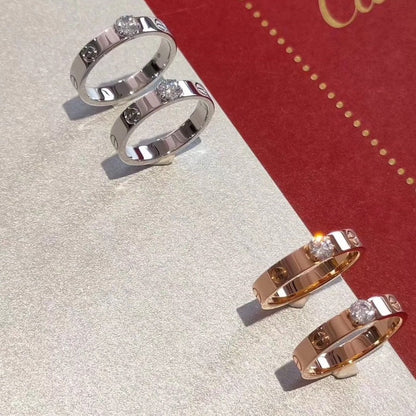 [Glimmer]LOVE RING 3.6MM 1 BIG DIAMOND